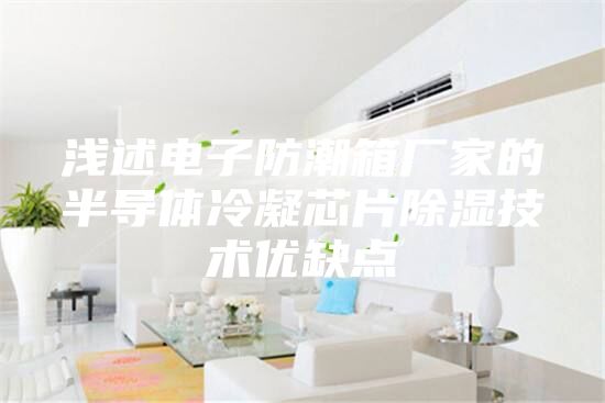 浅述电子防潮箱厂家的半导体冷凝芯片除湿技术优缺点