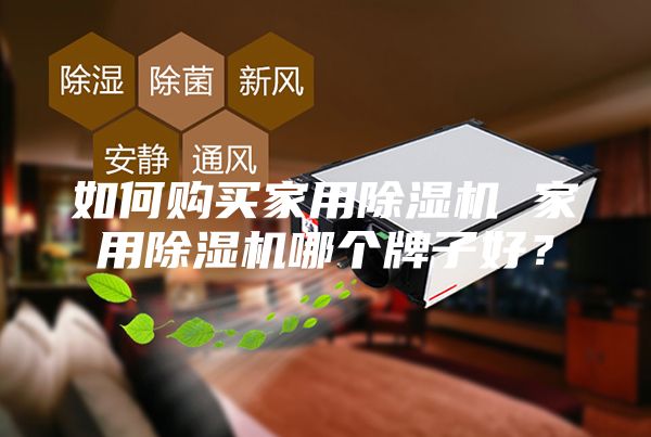 如何购买家用除湿机 家用除湿机哪个牌子好？