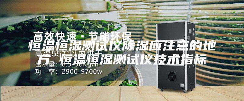恒温恒湿测试仪除湿应注意的地方 恒温恒湿测试仪技术指标
