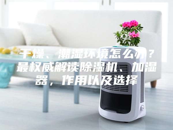 干燥、潮湿环境怎么办？最权威解读除湿机、加湿器，作用以及选择