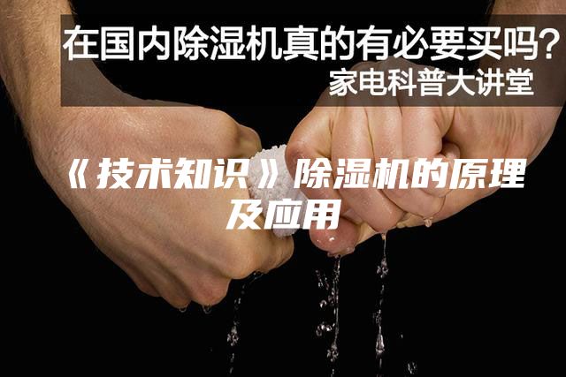 《技术知识》除湿机的原理及应用