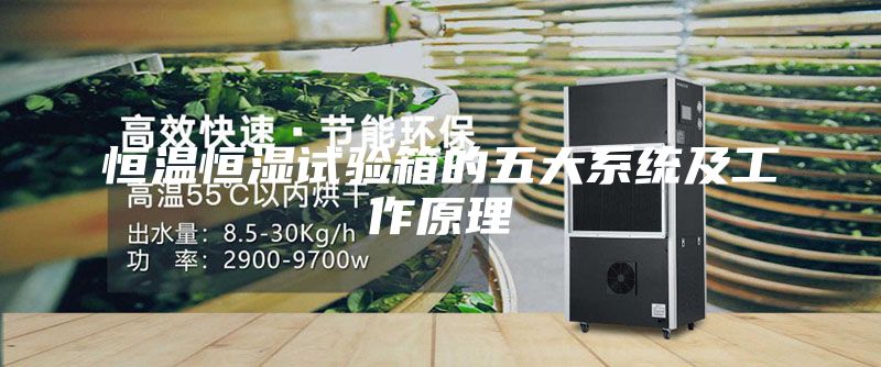 恒温恒湿试验箱的五大系统及工作原理