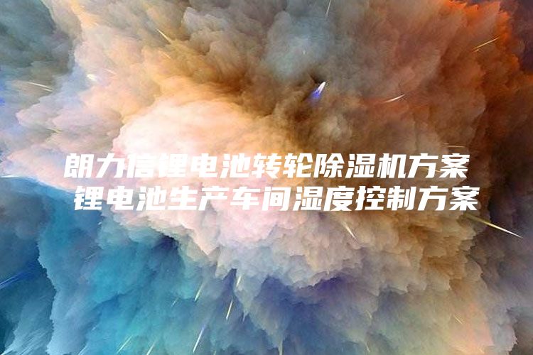 朗力信锂电池转轮除湿机方案 锂电池生产车间湿度控制方案