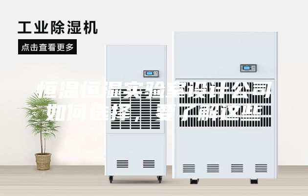 恒温恒湿实验室设计公司如何选择，要了解这些