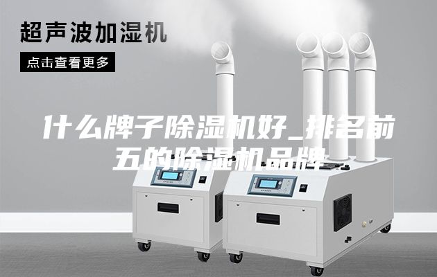 什么牌子除湿机好_排名前五的除湿机品牌