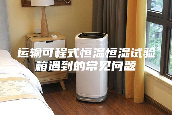 运输可程式恒温恒湿试验箱遇到的常见问题