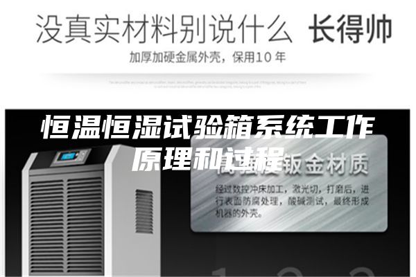 恒温恒湿试验箱系统工作原理和过程