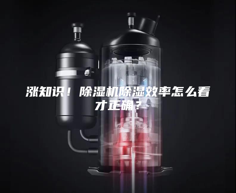 涨知识！除湿机除湿效率怎么看才正确？
