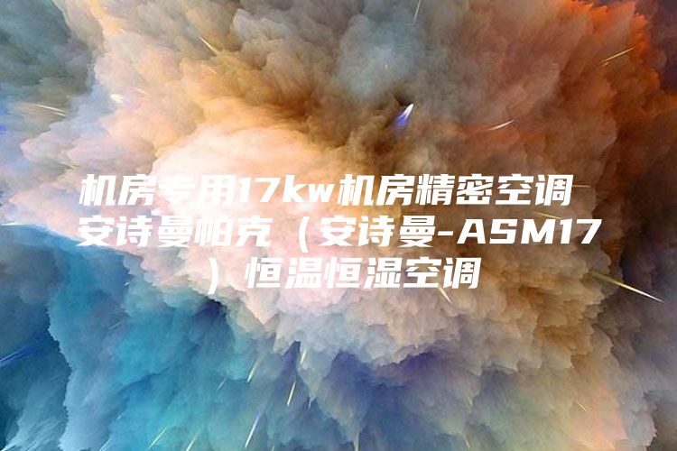 机房专用17kw机房精密空调 安诗曼帕克（安诗曼-ASM17）恒温恒湿空调