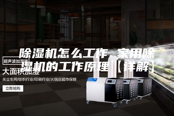 除湿机怎么工作 家用除湿机的工作原理【详解】