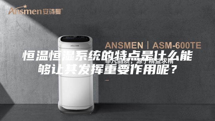 恒温恒湿系统的特点是什么能够让其发挥重要作用呢？