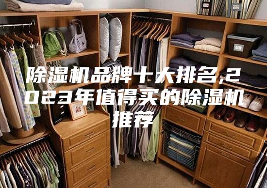 除湿机品牌十大排名,2023年值得买的除湿机推荐