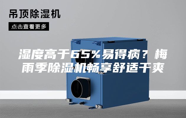 湿度高于65%易得病？梅雨季除湿机畅享舒适干爽
