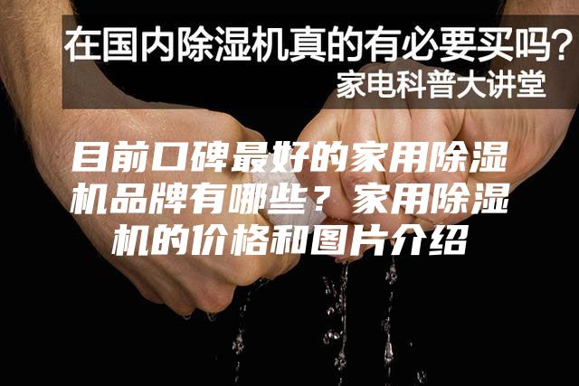 目前口碑最好的家用除湿机品牌有哪些？家用除湿机的价格和图片介绍