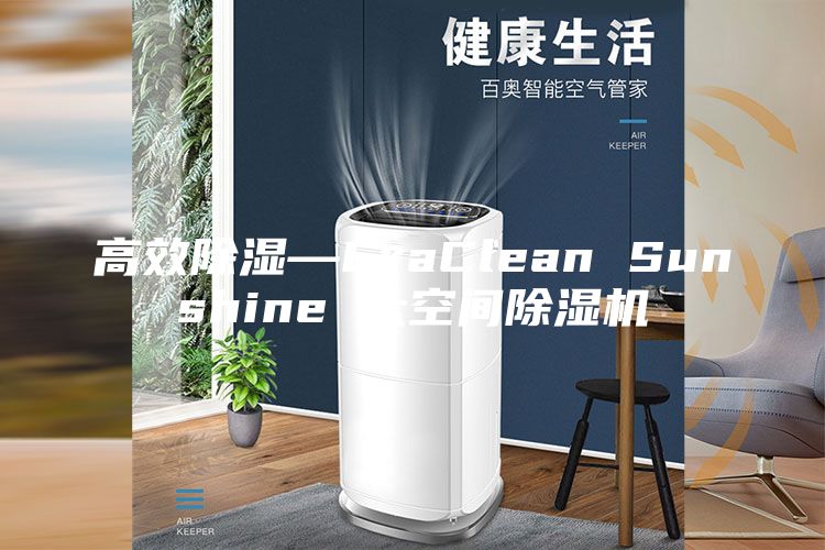 高效除湿—EraClean Sunshine 大空间除湿机