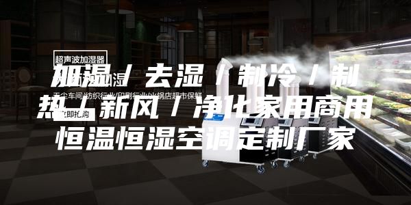 加湿／去湿／制冷／制热／新风／净化家用商用恒温恒湿空调定制厂家