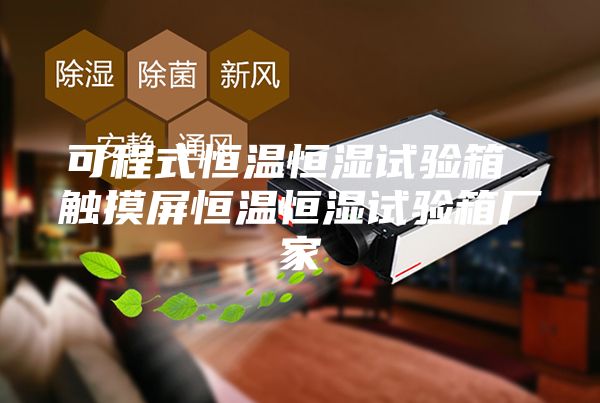 可程式恒温恒湿试验箱 触摸屏恒温恒湿试验箱厂家