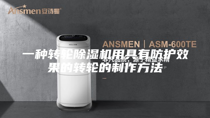 一种转轮除湿机用具有防护效果的转轮的制作方法