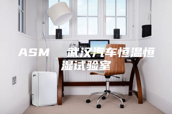 ASM  武汉汽车恒温恒湿试验室