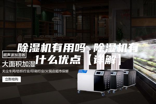除湿机有用吗 除湿机有什么优点【详解】