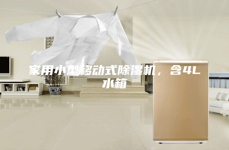 家用小型移动式除湿机，含4L水箱