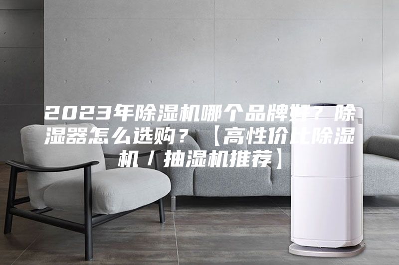 2023年除湿机哪个品牌好？除湿器怎么选购？【高性价比除湿机／抽湿机推荐】