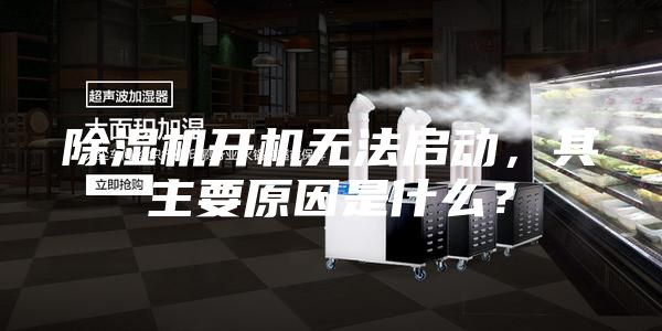 除湿机开机无法启动，其主要原因是什么？