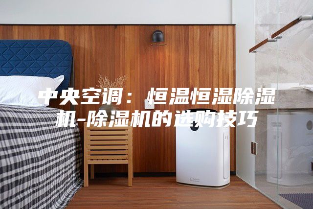 中央空调：恒温恒湿除湿机-除湿机的选购技巧