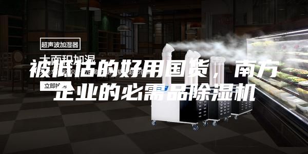 被低估的好用国货，南方企业的必需品除湿机