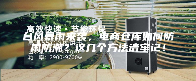 台风暴雨来袭，电商仓库如何防雨防潮？这几个方法请牢记！