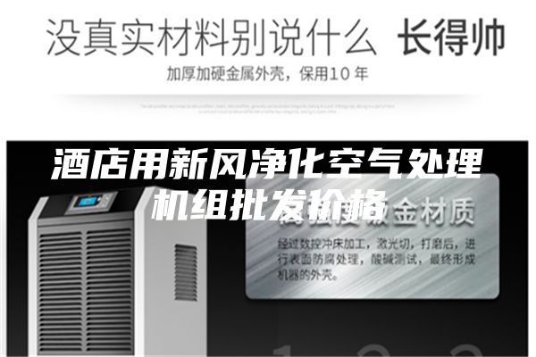 酒店用新风净化空气处理机组批发价格