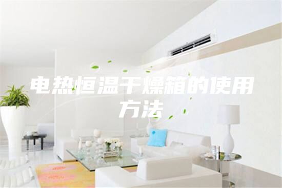 电热恒温干燥箱的使用方法